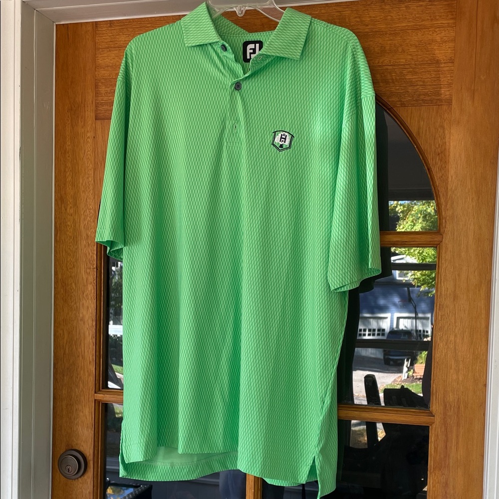 Rich Harvest Farms Logo Footjoy men’s golf polo